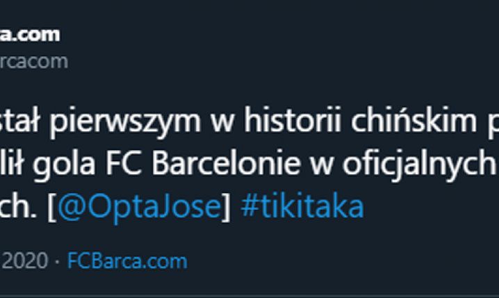 FC Barcelona na długo zapamięta Wu Leia! :D